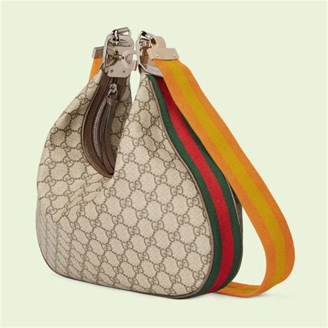 gucci attache medium shoulder bag|cheapest Gucci shoulder bag.